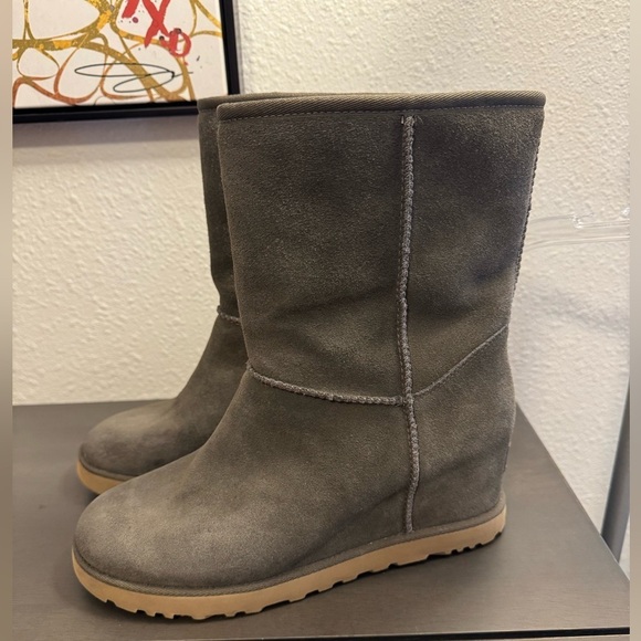 UGG Gray Ankle Boots - Picture 1 of 5